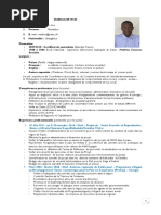 CV Coordinateur Programmes HF - Mali M. Sow