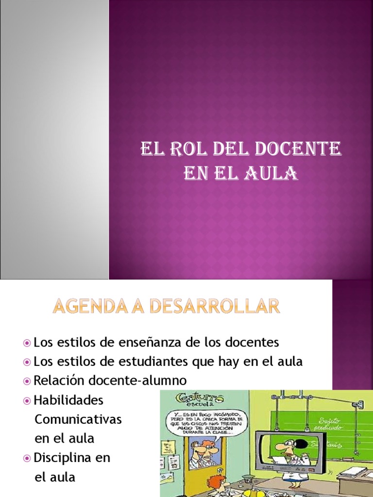 El Rol del Docente en el Aula | PDF | Liderazgo | Conceptos psicologicos