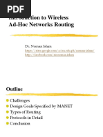 Routing Ad Hoc Network