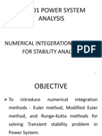 Numerical Integeration Methods for Stability Analysis