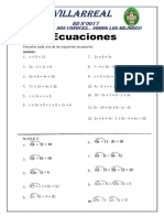 Ecuaciones para 4°