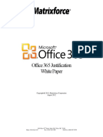 Office 365 Justification White Paper