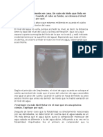 Por qué el nivel de agua no varía al derretirse un cubo de hielo