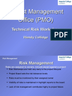 PMO Risk Workshop Technical Risk Management