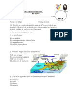 Prueba de Ciencias Naturales