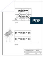 Conjunto Habitacional - Elevação Posterior e Frontal