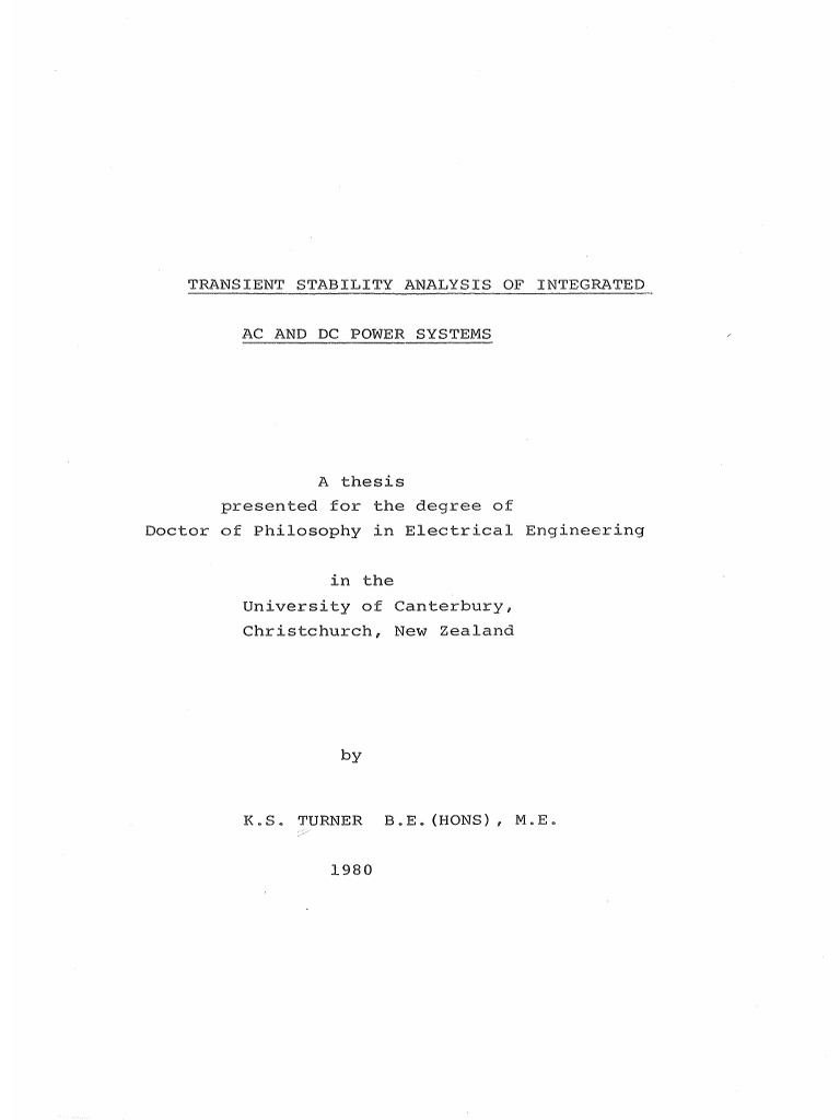 Turner Thesis PDF High Voltage Direct Current Rectifier