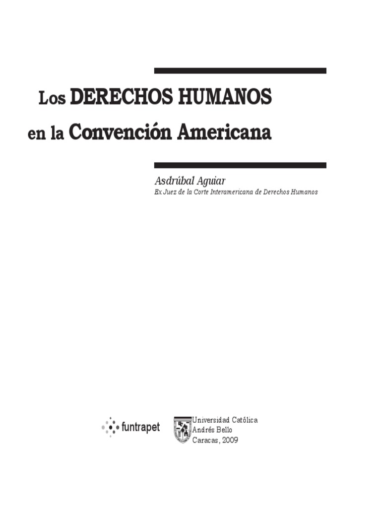 LP1 Los Derechos Humanos en la Convencion Américana.pdf Derechos humanos Derechos