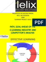 Path, Goal Ahead of The E-Learning Industry and Competitor'S Analysis