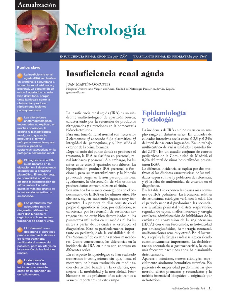 Fallo Renal Agudo | PDF | Inflamación | Riñón