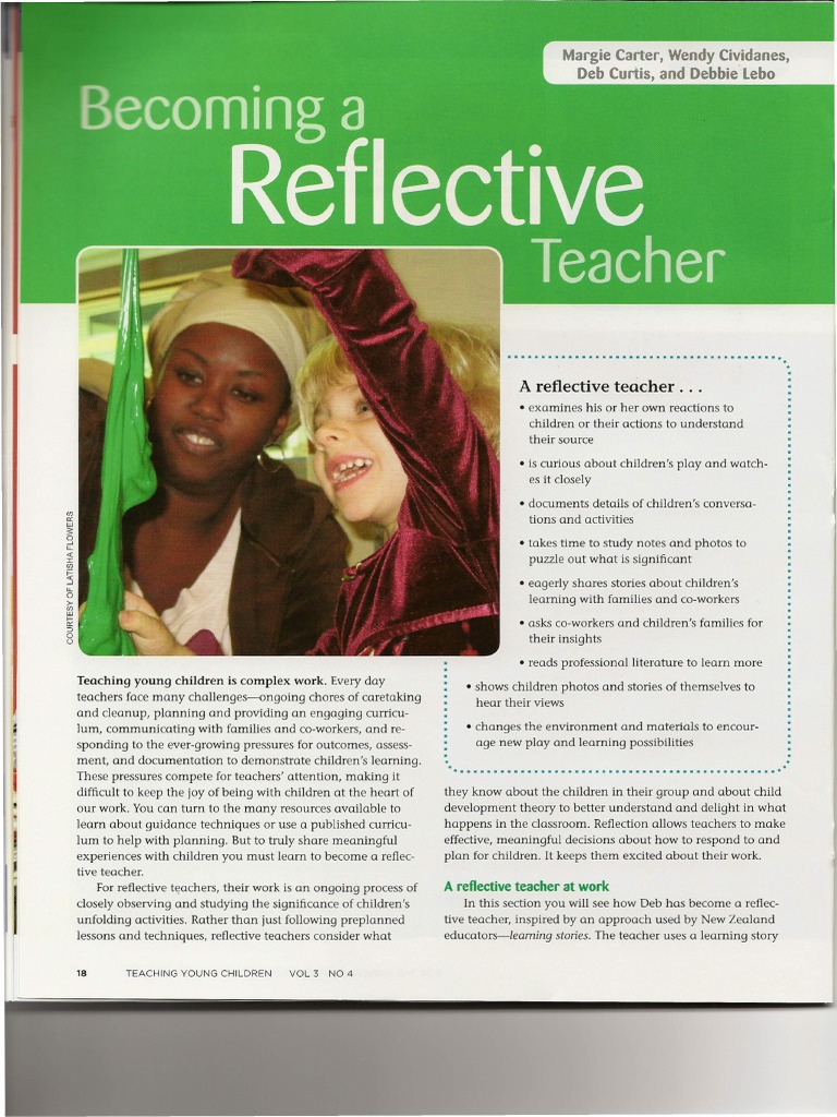 Becoming a Reflective Teacher | PDF | John Dewey | Learning