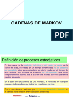 PRESENTACIÓN CADENAS DE MARKOV Rev