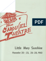 Little Mary Sunshine Theatre Program