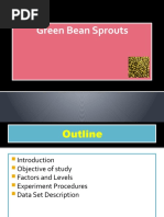 Green Bean Sprouts (Experimental Design)
