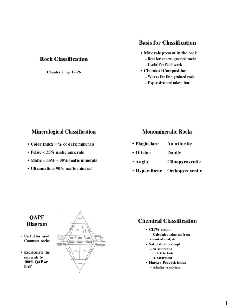 02 6 Classify | PDF | Igneous Rock | Rock (Geology)