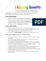 Choral Reading For Parental Involvement
