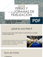 Ferias y Programas de Fidelizacion