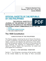 Official Gazette of The Republic of The Philippines