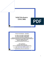 Solid Mechanics ENSC3004: Format of Unit Delivery - Timetable
