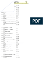 Offline Examination Template