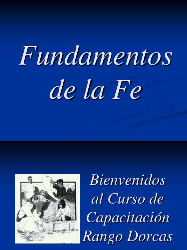 Fundamentos de la Fe Cristiana | PDF | Santificación | Cristo (título)