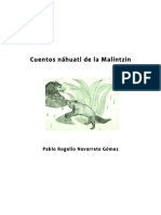 Antología - Cuentos Náhuatl de La Matintzin PDF