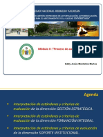 Curso de especialización en gestión de procesos de autoevaluación, autorregulación, evaluación externa para el aseguramiento de la calidad universitaria - Módulo II: Proceso de autoevaluación