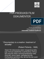 Sinematografi IV Dokumen Pra Produksi Film Dokumenter