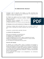 Trabajo Humano. Derecho Del Trabajo