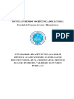 Explorando la relación entre la calidad de servicio y la satisfacción del cliente