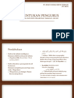 Pembentukan Pengurus Musholla Al-FATH