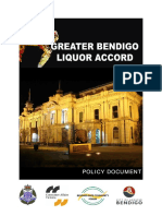 City of Greater Bendigo Liquor Accord Policy Document