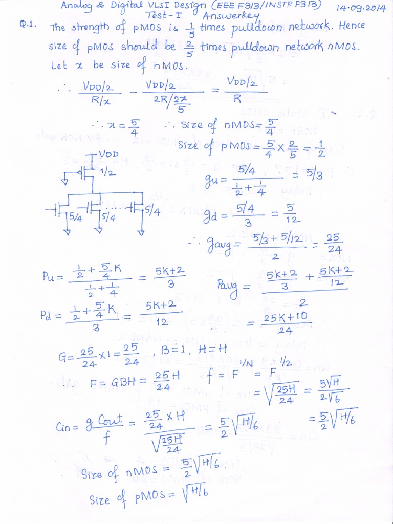 ADVD T1 Answerkey 2014 | PDF