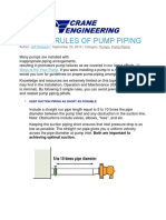 5 Basic Rules of Pump Piping