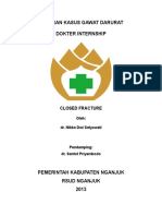 Laporan Kasus Close Fracture