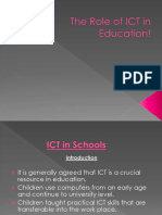 Ict Role in Eduction