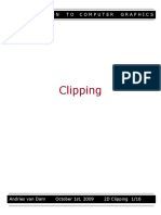 Clipping: Introduction To Computer Graphic S