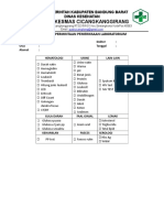 Formulir Permintaan Pemeriksaan Lab