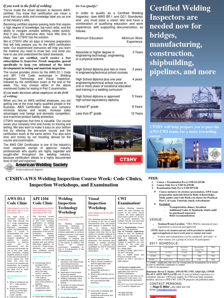 Aws CTSHV Cwi Brochure 26 Jan 11 | PDF | Test (Assessment) | Test ...