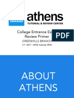 Athens College Review Primer
