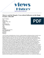 Reviews in History - Muscovy and The Mongols Cross-Cultural Influences On The Steppe Frontier 1304-1589 - 2012-03-08