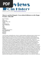 Reviews in History - Muscovy and The Mongols Cross-Cultural Influences On The Steppe Frontier 1304-1589 - 2012-03-08