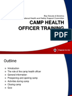 Camp Health Officer Training: Boy Scouts of America National Health and Safety Support Committee