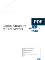Capital Structure of Tata Motors 200708