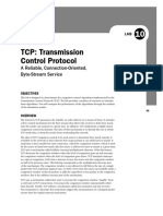 TCP: Transmission Control Protocol: A Reliable, Connection-Oriented, Byte-Stream Service