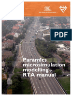 Paramics Microsimulation Modelling - RTA Manual