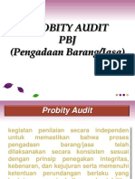 Probity Audit PBJ Meningkatkan Akuntabilitas Penggunaan Dana Publik