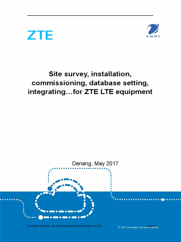 ZTE LTE Equipment Installation Guide | PDF | Technology & Engineering