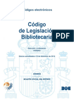 BOE-024 Codigo de Legislacion Bibliotecaria PDF