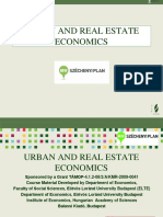 Urban and Real Estate Economics
